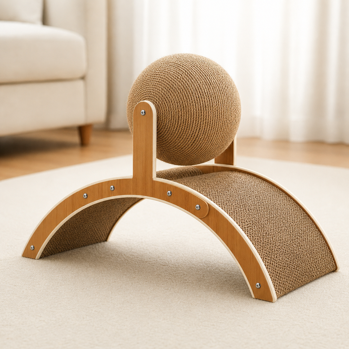 LINO™ Arch 回転ボール付き猫用爪とぎ