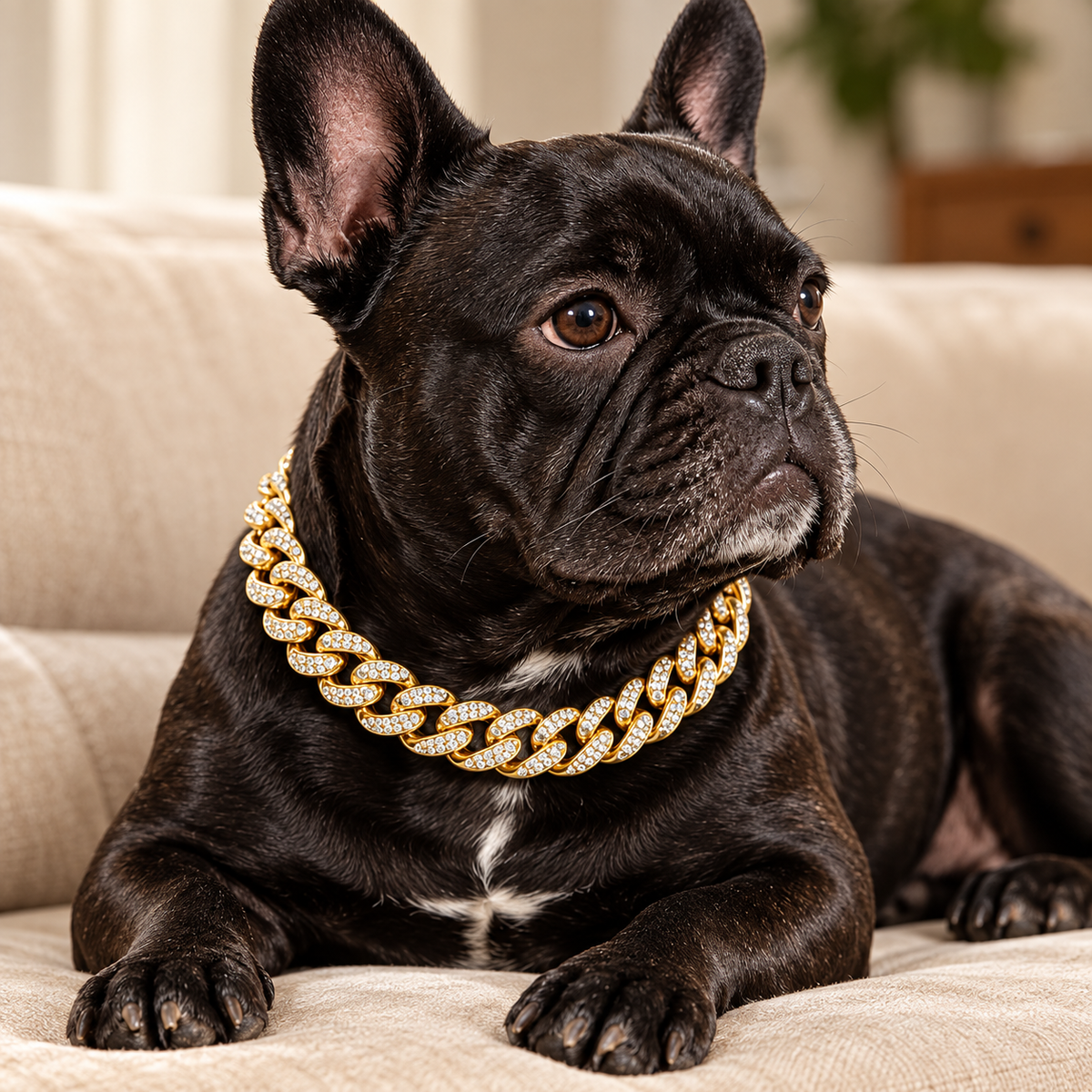 Rhinestone Necklace 犬・猫用