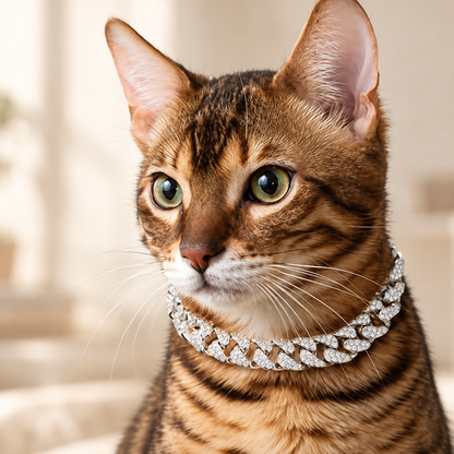 Rhinestone Necklace 犬・猫用