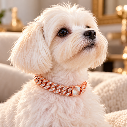 Rhinestone Necklace 犬・猫用