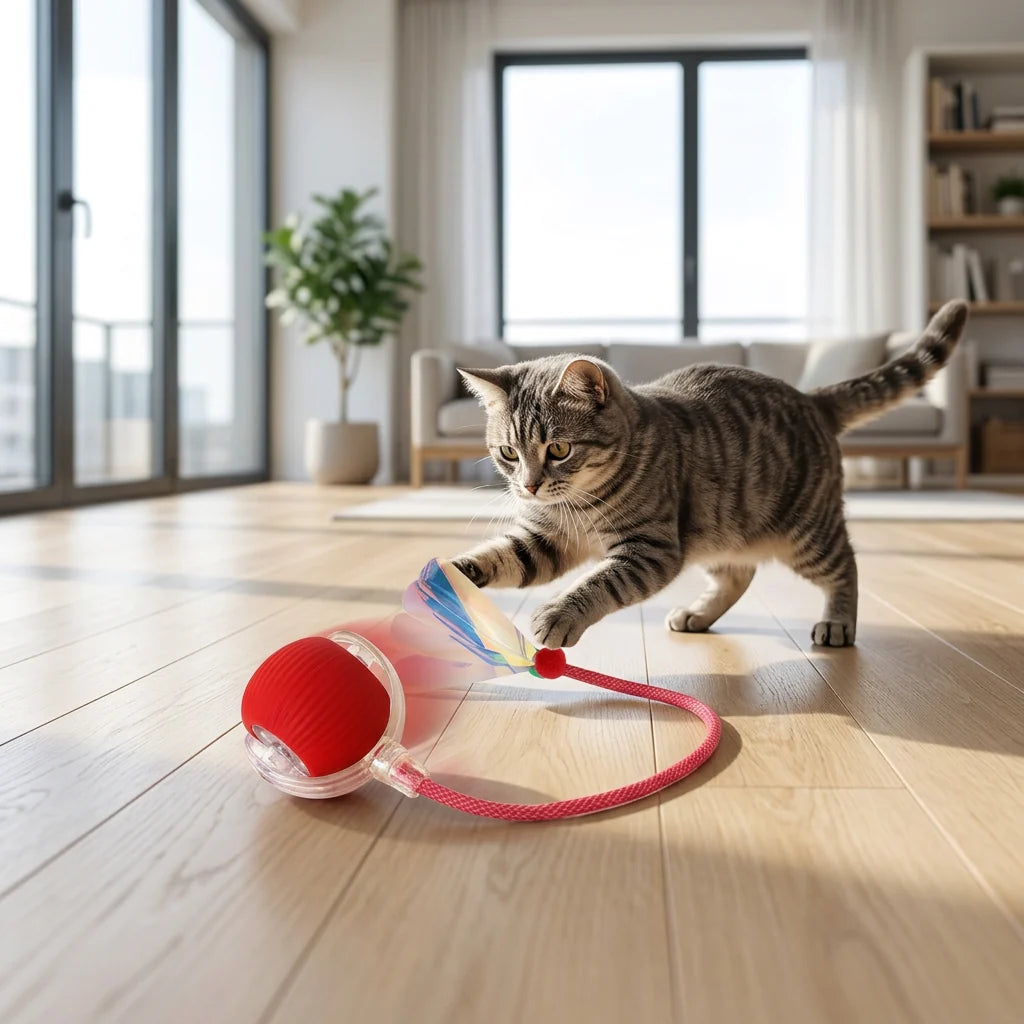 PetTrek Spinner™ – スマートなペット用おもち