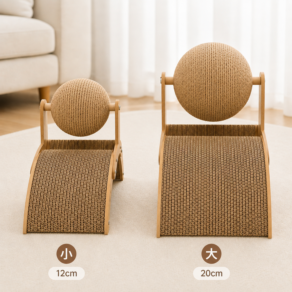 LINO™ Arch　回転ボール付き猫用爪とぎ