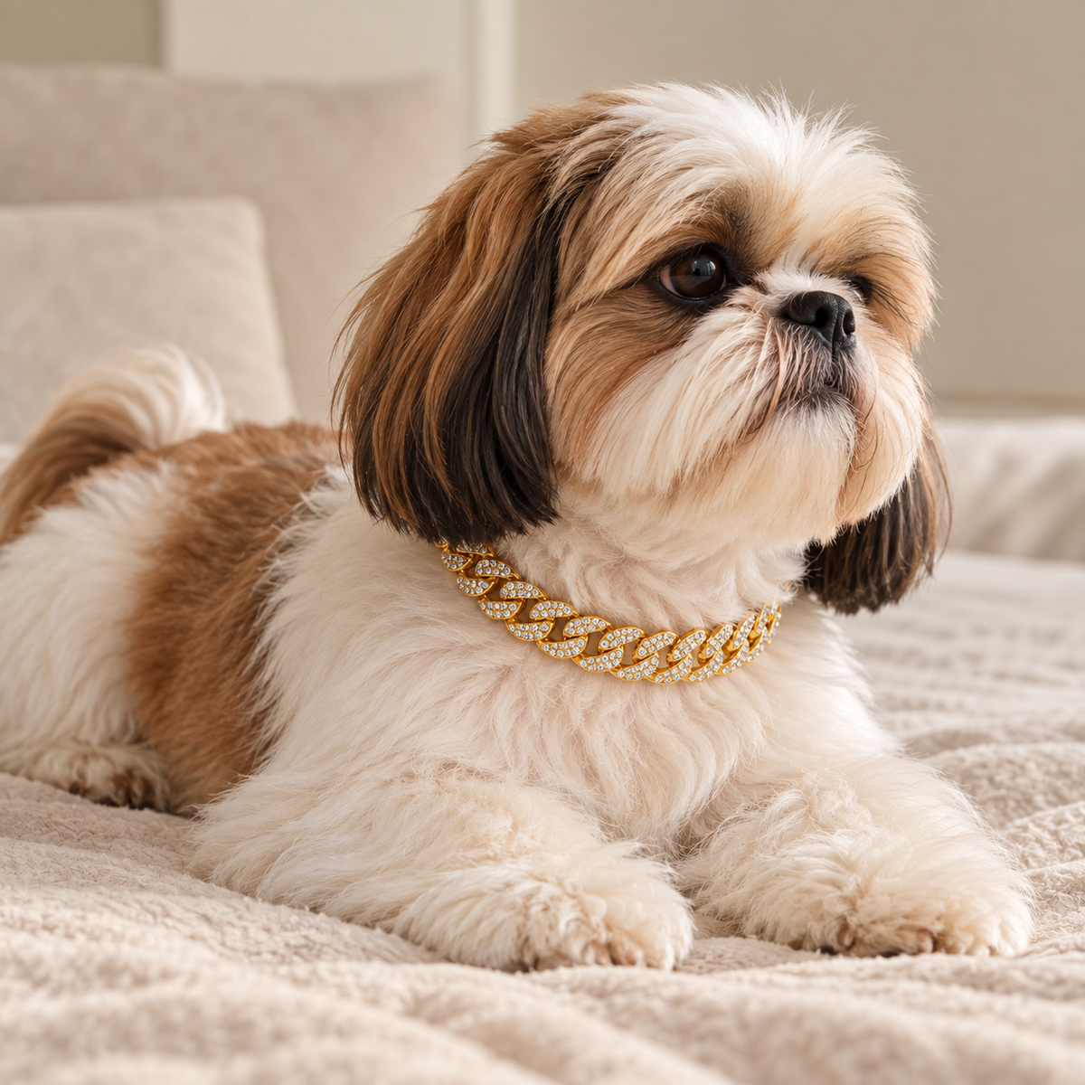Rhinestone Necklace 犬・猫用